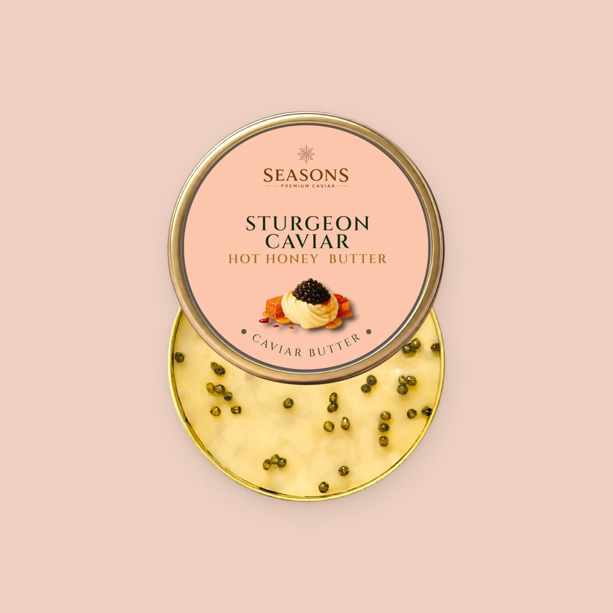 Sturgeon Caviar Hot Honey Butter