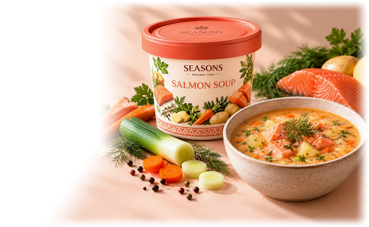 Fresh from our kitchen. Frozen at peak freshness.