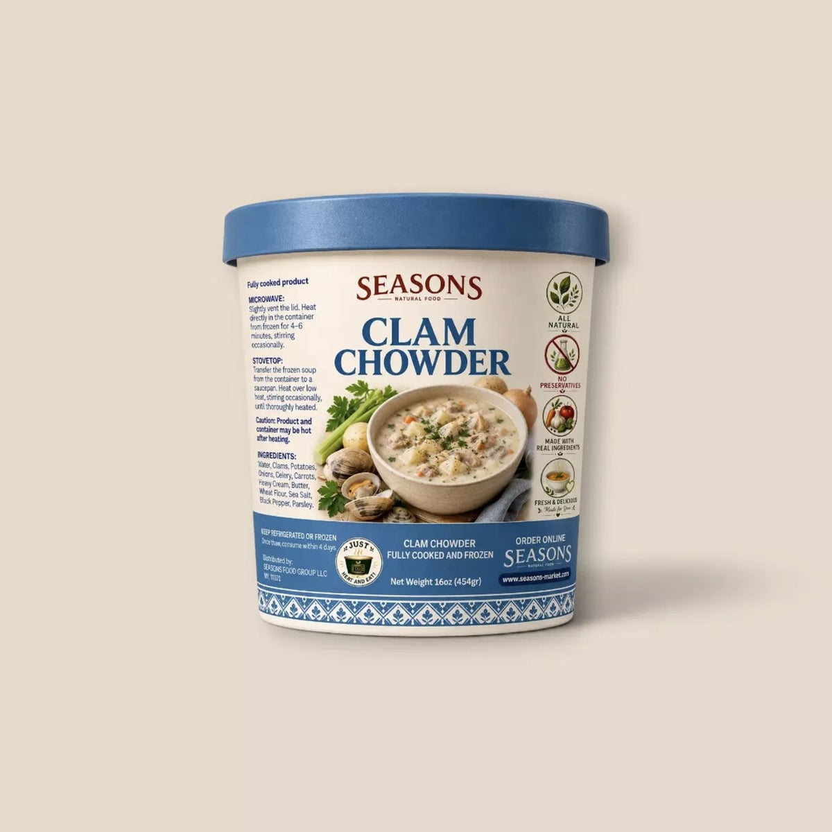 SEASONS Clam Chowder