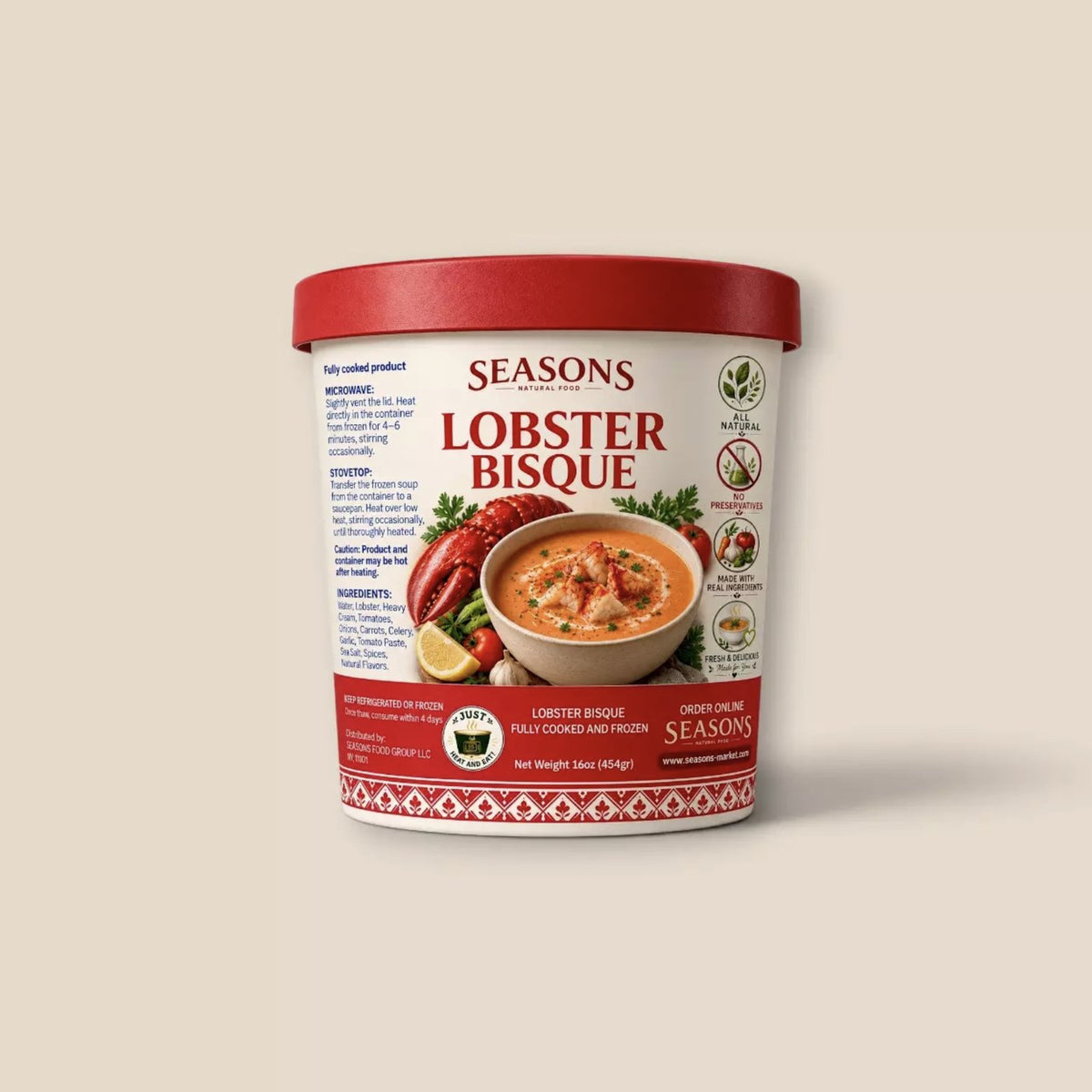 SEASONS Lobster Bisque