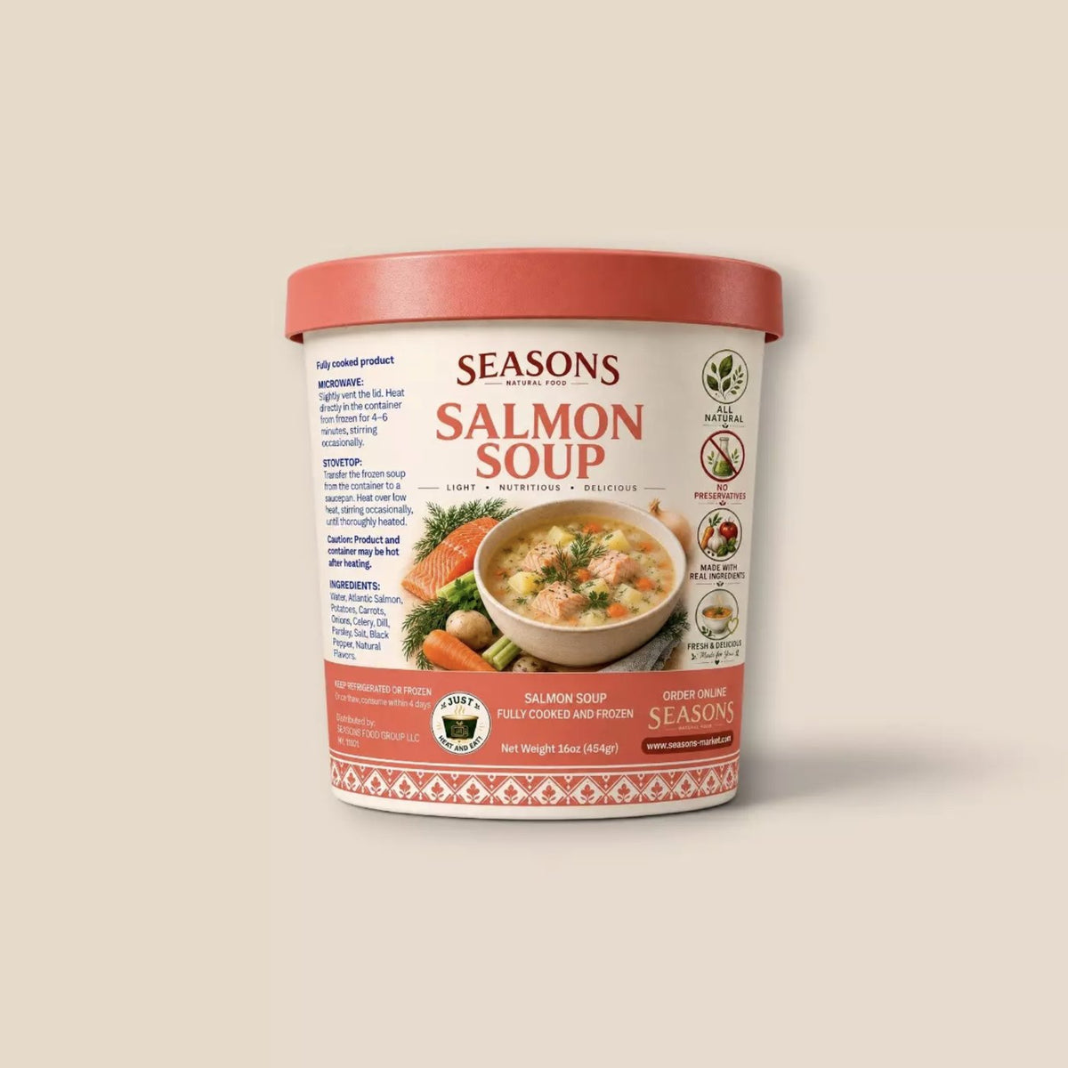 SEASONS Salmon Soup