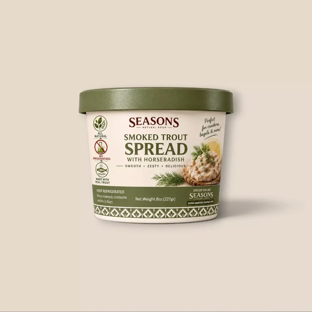 SEASONS Smoked Trout Spread with Horseradish